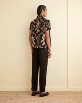 Sheer Cranes Short Sleeve Shirt