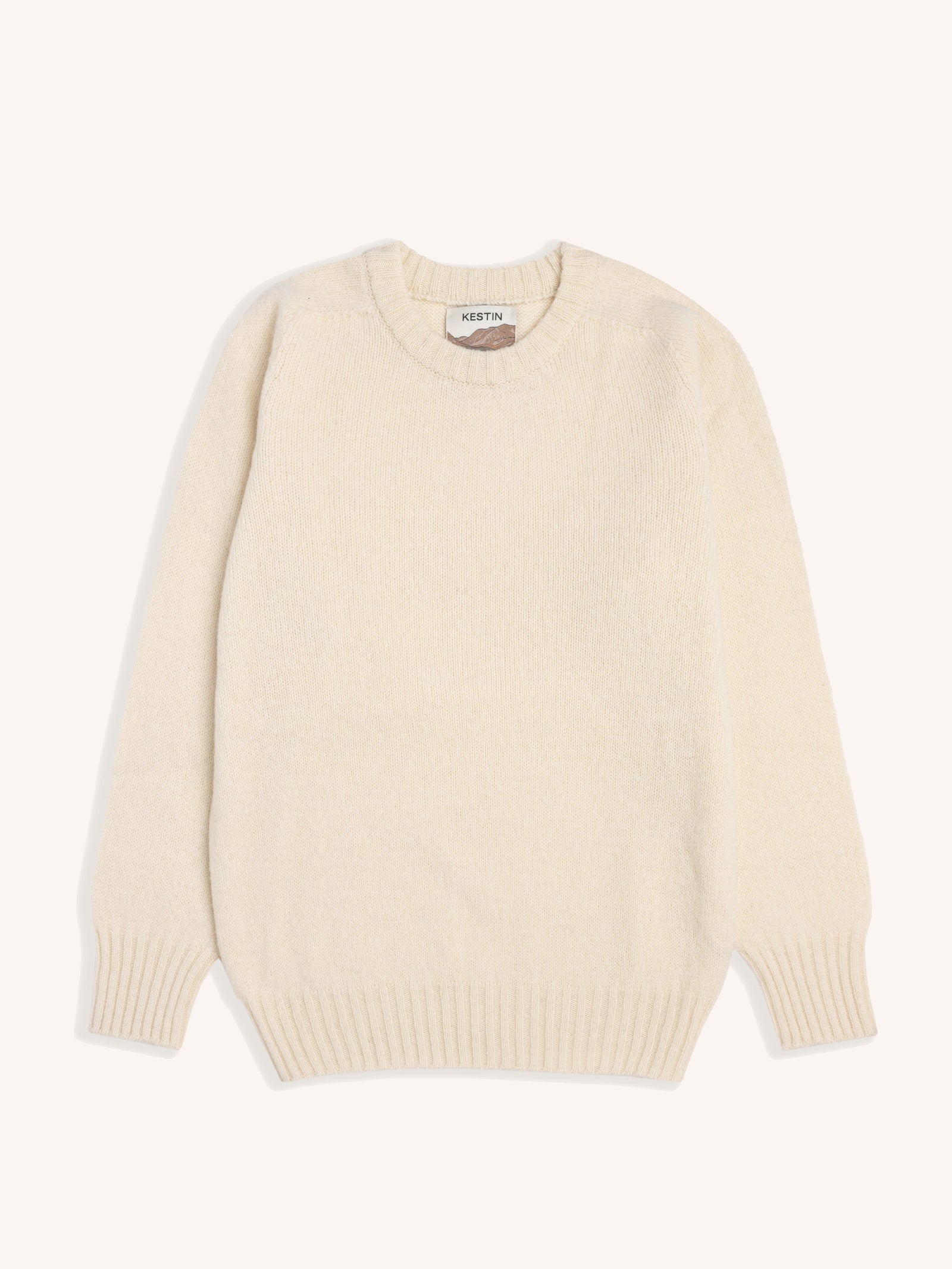 Brushed Shetland Crew In Lambswool