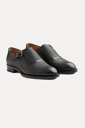 AMF Pebble Leather Single Monk Strap