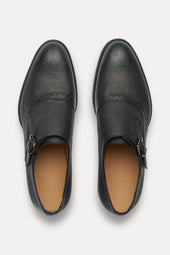 AMF Pebble Leather Single Monk Strap