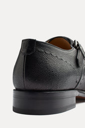 AMF Pebble Leather Single Monk Strap