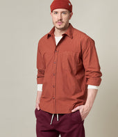 Paper Touch Cotton Poplin Long Sleeve Shirt
