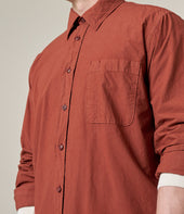 Paper Touch Cotton Poplin Long Sleeve Shirt