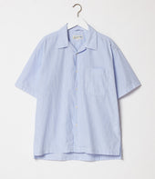 Lightweight Cotton Poplin Bowling Short Sleeve Shirt