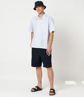 Lightweight Cotton Poplin Bowling Short Sleeve Shirt