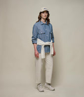 Authentic Cotton Chambray Long Sleeve Shirt
