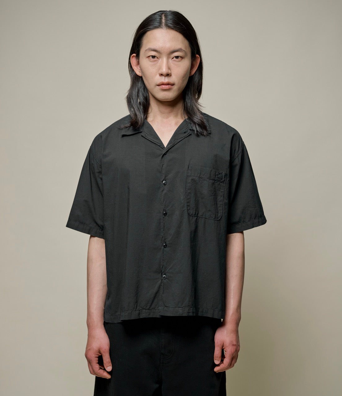 Lightweight Cotton Poplin Short Sleeve Shirt