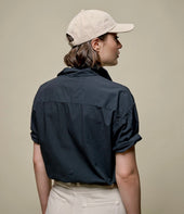 Lightweight Cotton Poplin Short Sleeve Shirt