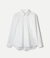 Lightweight Cotton Poplin Relaxed Fit Long Sleeve Shirt
