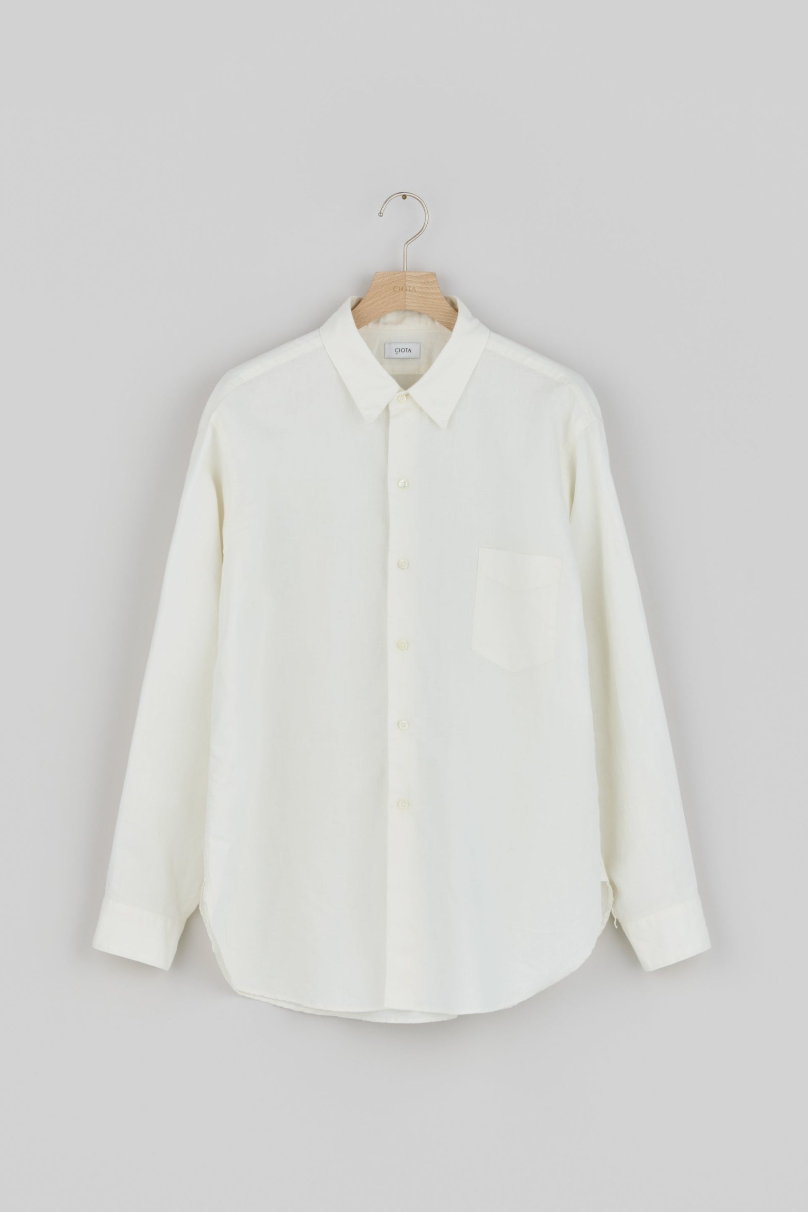 Regular Collar Long Sleeve Shirt