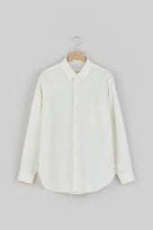 Regular Collar Long Sleeve Shirt (Cotton Linen)