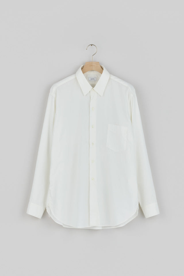 Regular Collar Long Sleeve Shirt (Cotton Rayon)