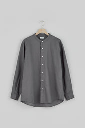 Band Collar Long Sleeve Shirt