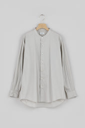 Band Collar Long Sleeve Shirt