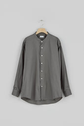 Band Collar Long Sleeve Shirt