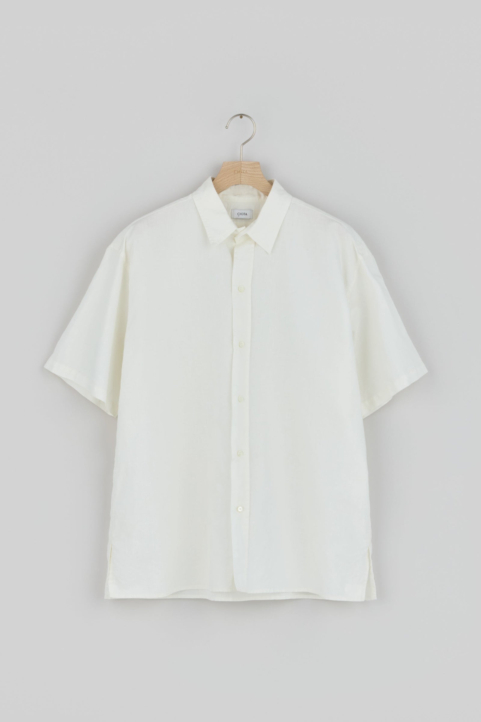 Regular Collar Short Sleeve Shirt