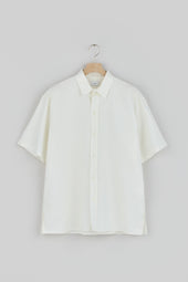Regular Collar Short Sleeve Shirt (Cotton Linen)