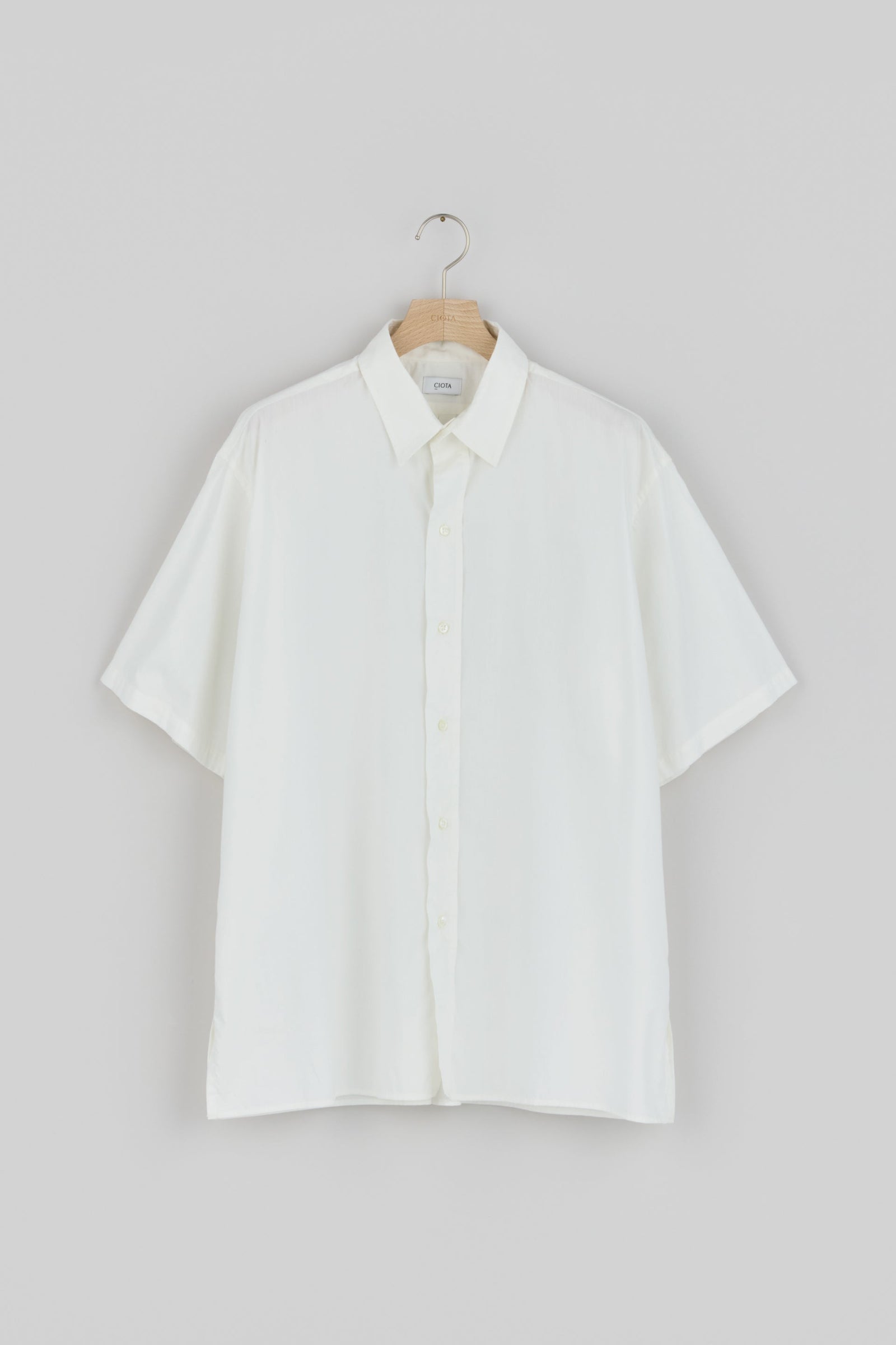 Regular Collar Short Sleeve Shirt