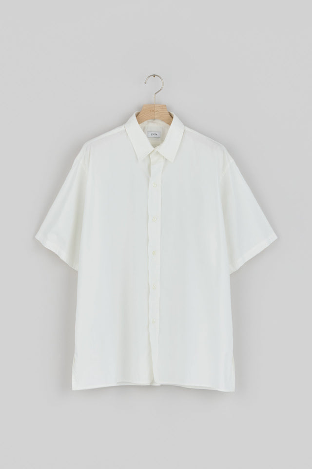 Regular Collar Short Sleeve Shirt (Cotton Rayon)