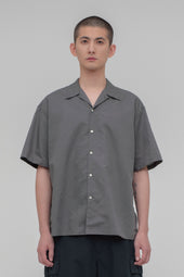Open Collar Short Sleeve Shirt