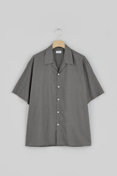 Open Collar Short Sleeve Shirt
