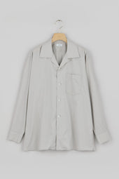 Open Collar Long Sleeve Shirt