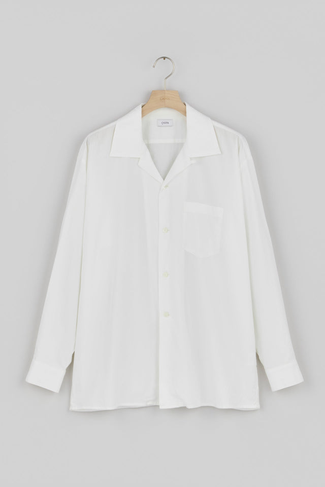 Open Collar Long Sleeve Shirt
