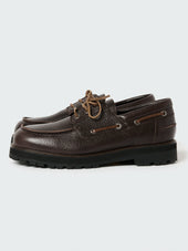 Guston Leather Shoe In Conker