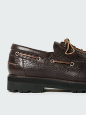 Guston Leather Shoe In Conker