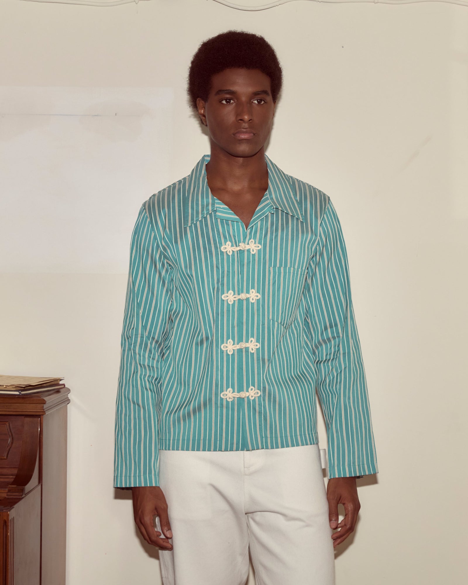 Shore Stripe Long Sleeve Shirt