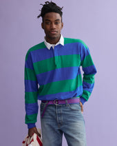 J.Press x Alex Mill Rugby Striped Shirt In Cotton