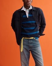 Garment Dyed Recycled Denim Work Jacket