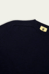 Pull Aris Col Rond Marine