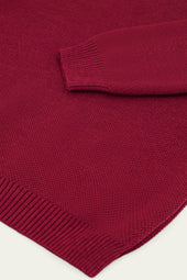 Pull Youri Col Rond Rouge Chin