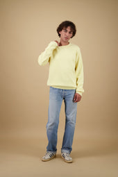 Pull Youri Col Rond Jaune P Le