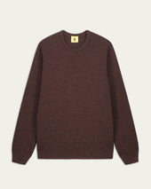 Pull Youri Col Rond Marron