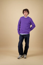 Pull Youri Col Rond Violet