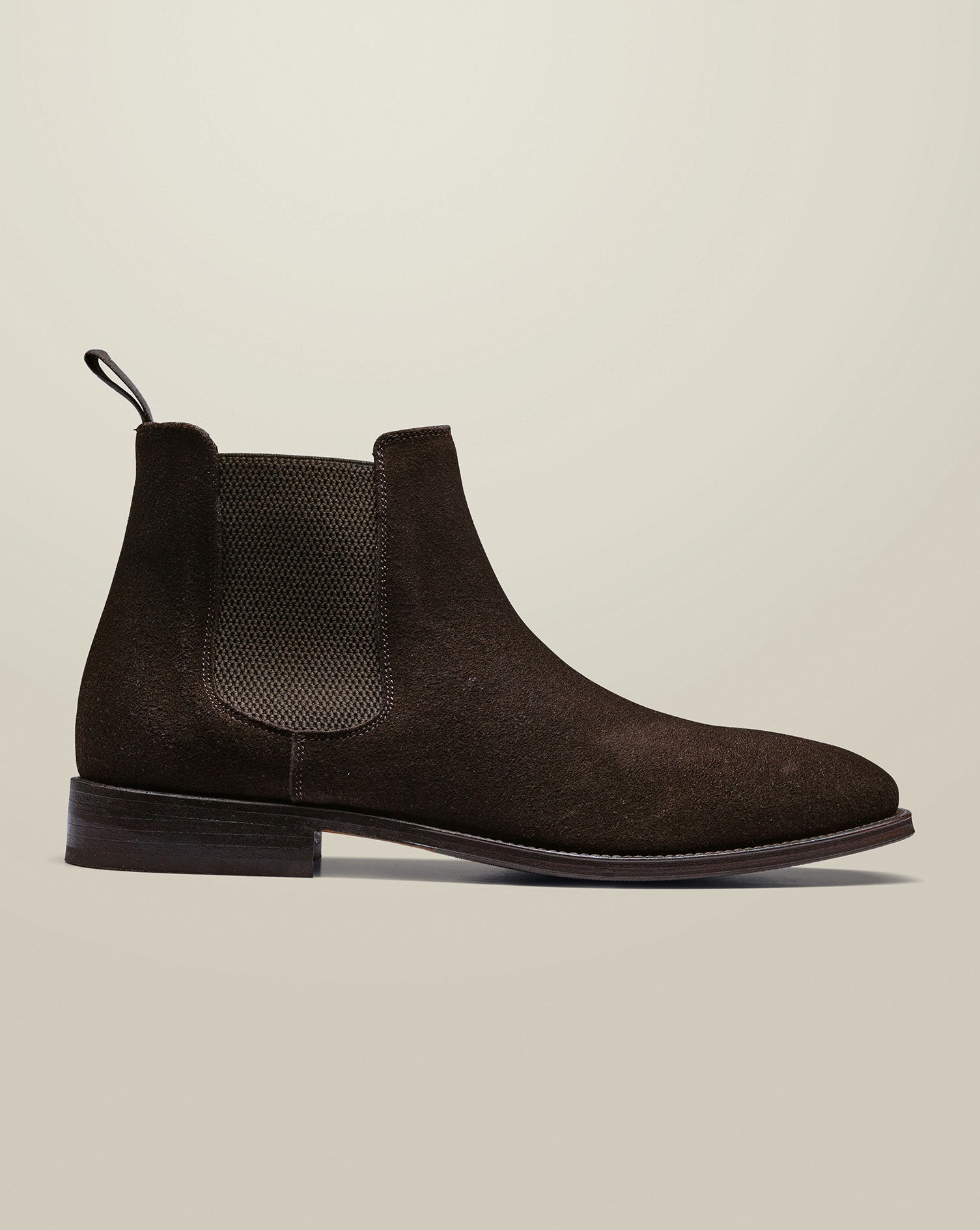 Suede Chelsea Boots - Chocolate Brown
