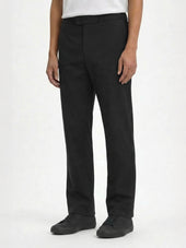 The 24 Trouser Regular || Black | Stretch Cotton