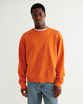 Sidney Washed Loopback Cotton Sweatshirt