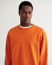 Sidney Washed Loopback Cotton Sweatshirt