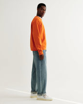 Sidney Washed Loopback Cotton Sweatshirt