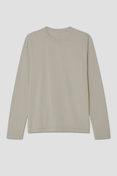 LS Supima Jersey Crew Tee