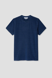 Organic Hemp Stripe Crew Tee