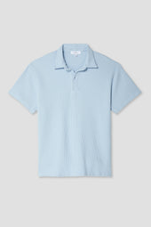 Short Sleeve Waffle Polo