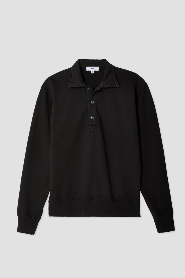 Long Sleeve Supima Fleece Polo