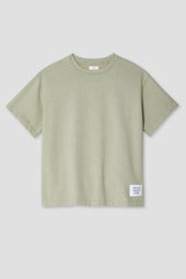 Short Sleeve Organic Terry Boxy Crew