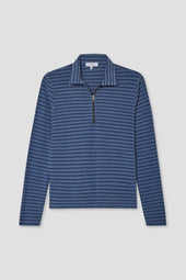 LS Organic Cotton Hemp Stripe Quarter Zip