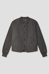 Quilted Bomber Jacket