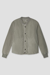 Quilted Bomber Jacket